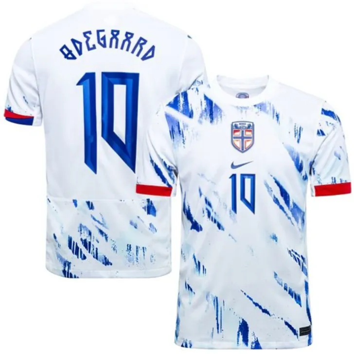 2025 Ukraine Away Blue Fans Soccer Jersey Detail 3