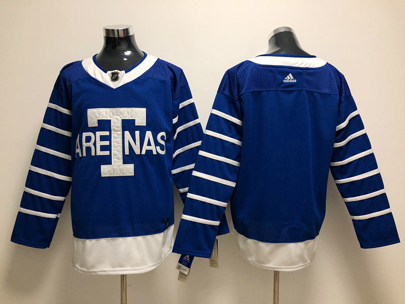 Men's Toronto Maple Leafs Blue Blank Player Jerseys
