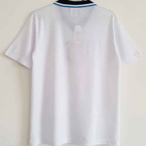 1996 England Home White Retro Soccer Jersey Back