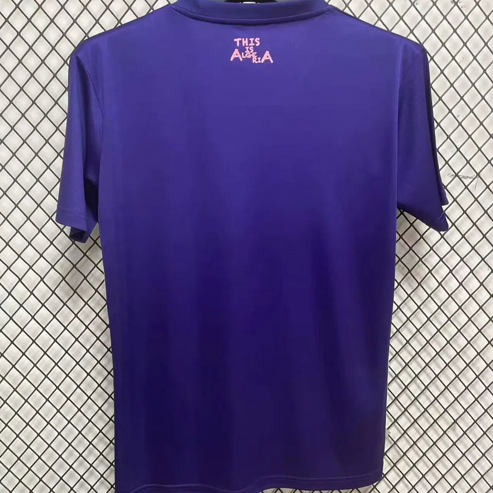2025 Algeria Special Edition Purple; Fans Soccer Jersey Back