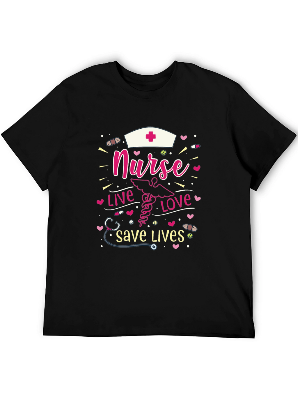 Nurse Live Love Save Lives T-Shirt