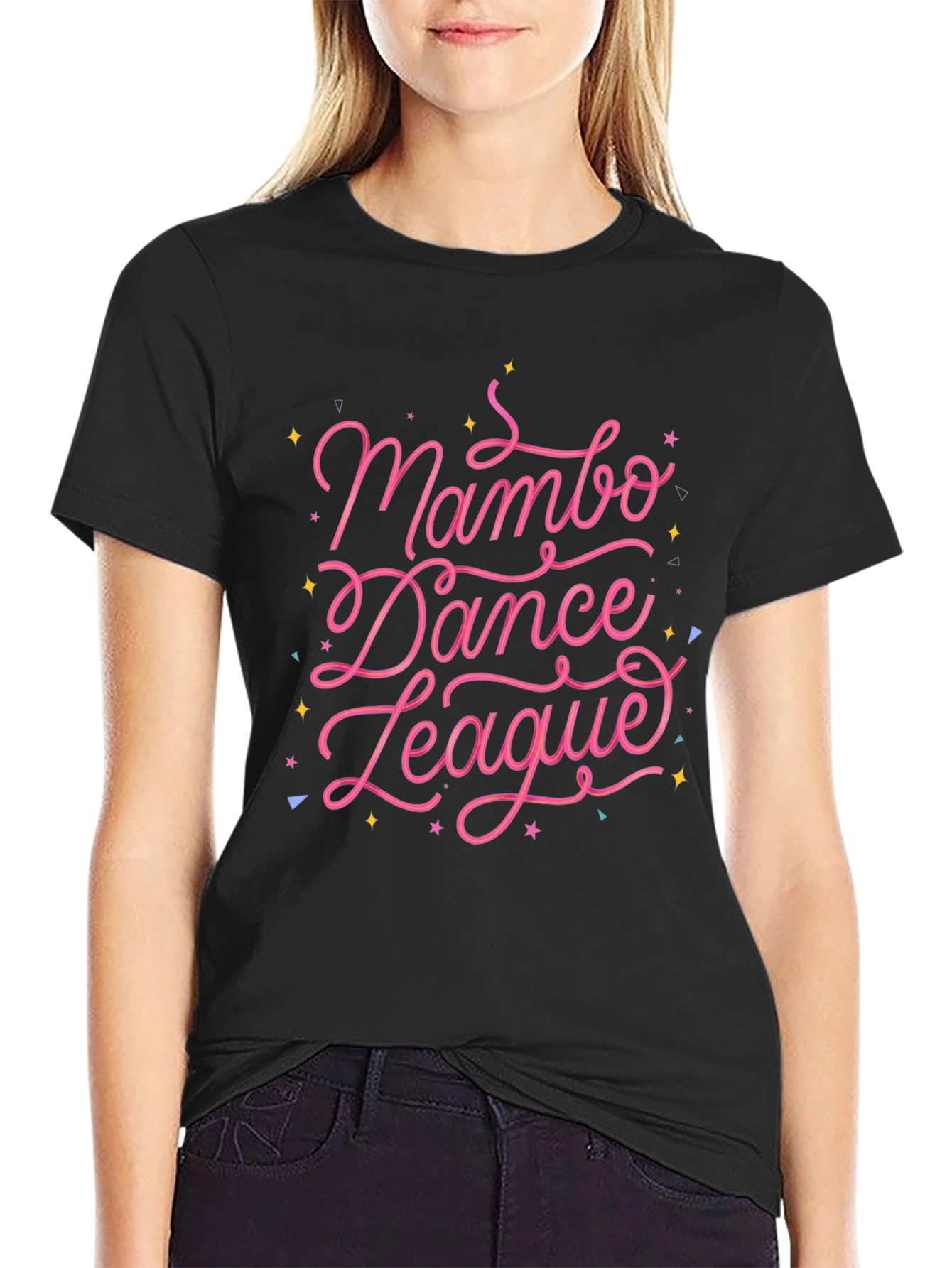 Mambo Dance League Graphic Tee - Black