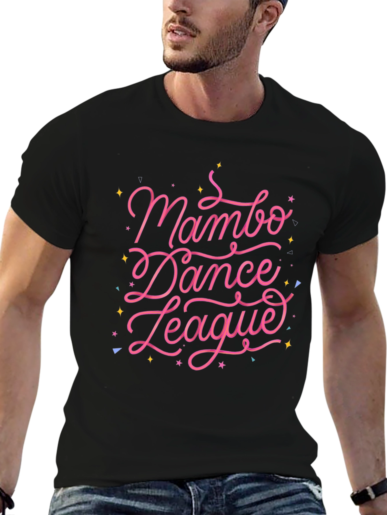 Mambo Dance League Graphic Tee - Black