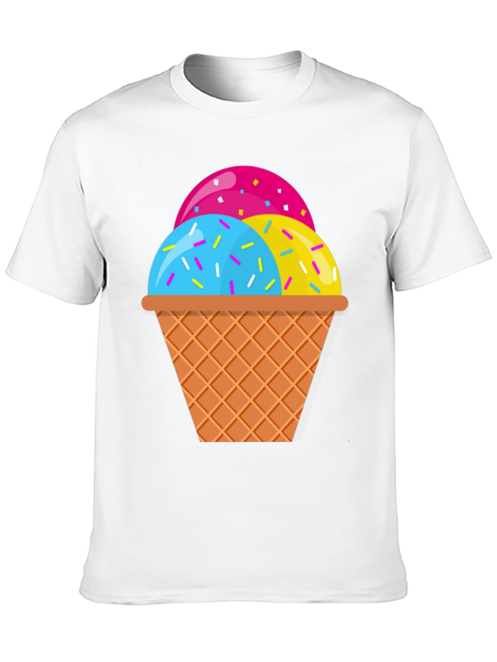 Ice Cream Cone Graphic Tee - Fun & Stylish