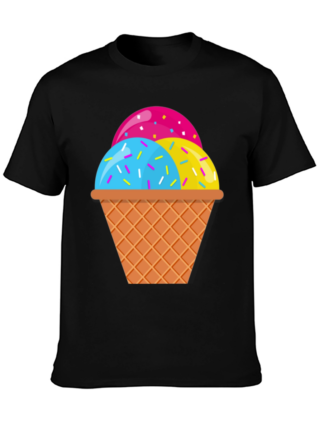 Ice Cream Cone Graphic Tee - Fun & Stylish