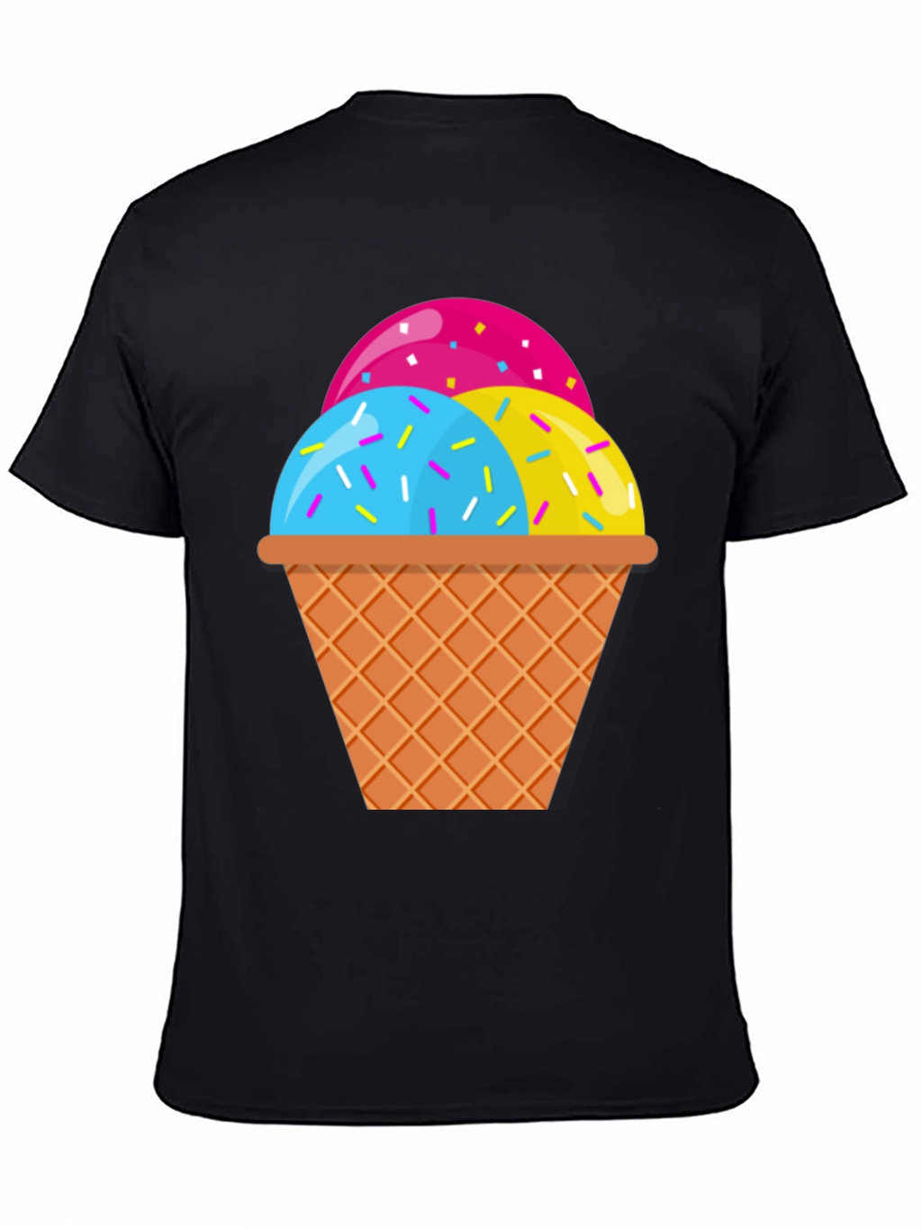 Ice Cream Cone Graphic Tee - Fun & Stylish
