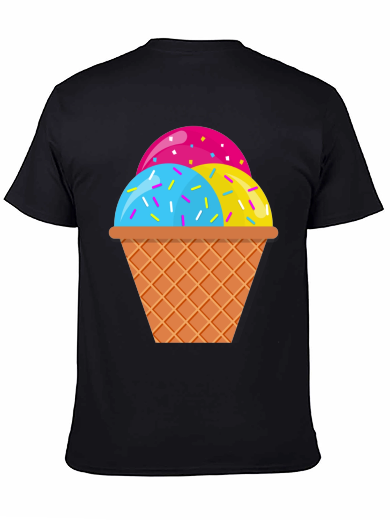 Ice Cream Cone Graphic Tee - Fun & Stylish