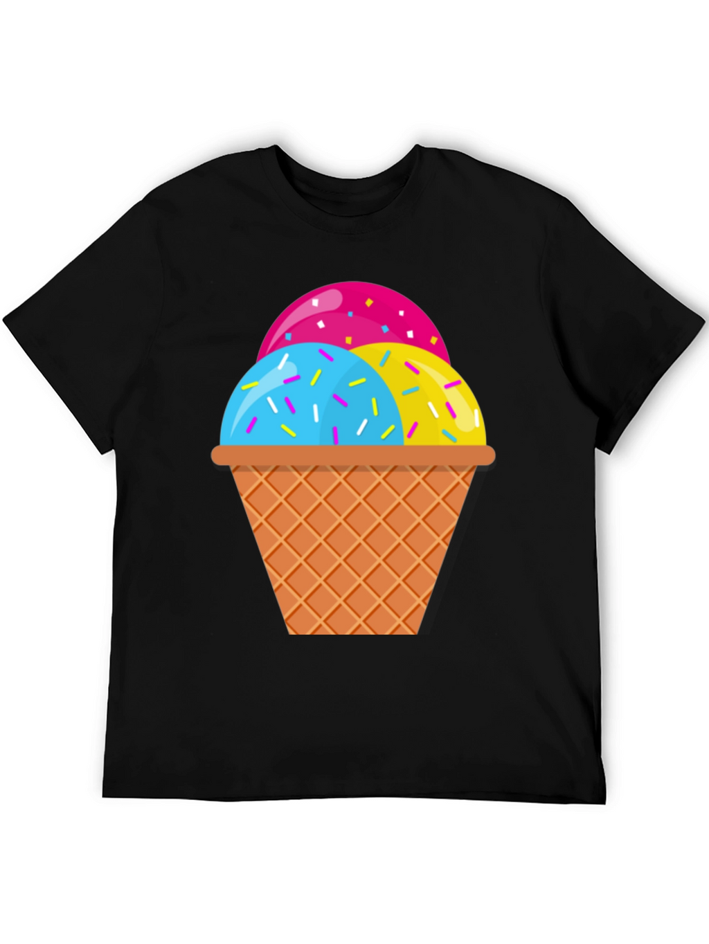 Ice Cream Cone Graphic Tee - Fun & Stylish