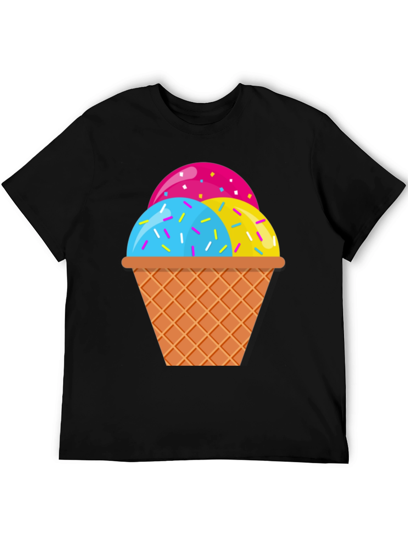 Ice Cream Cone Graphic Tee - Fun & Stylish