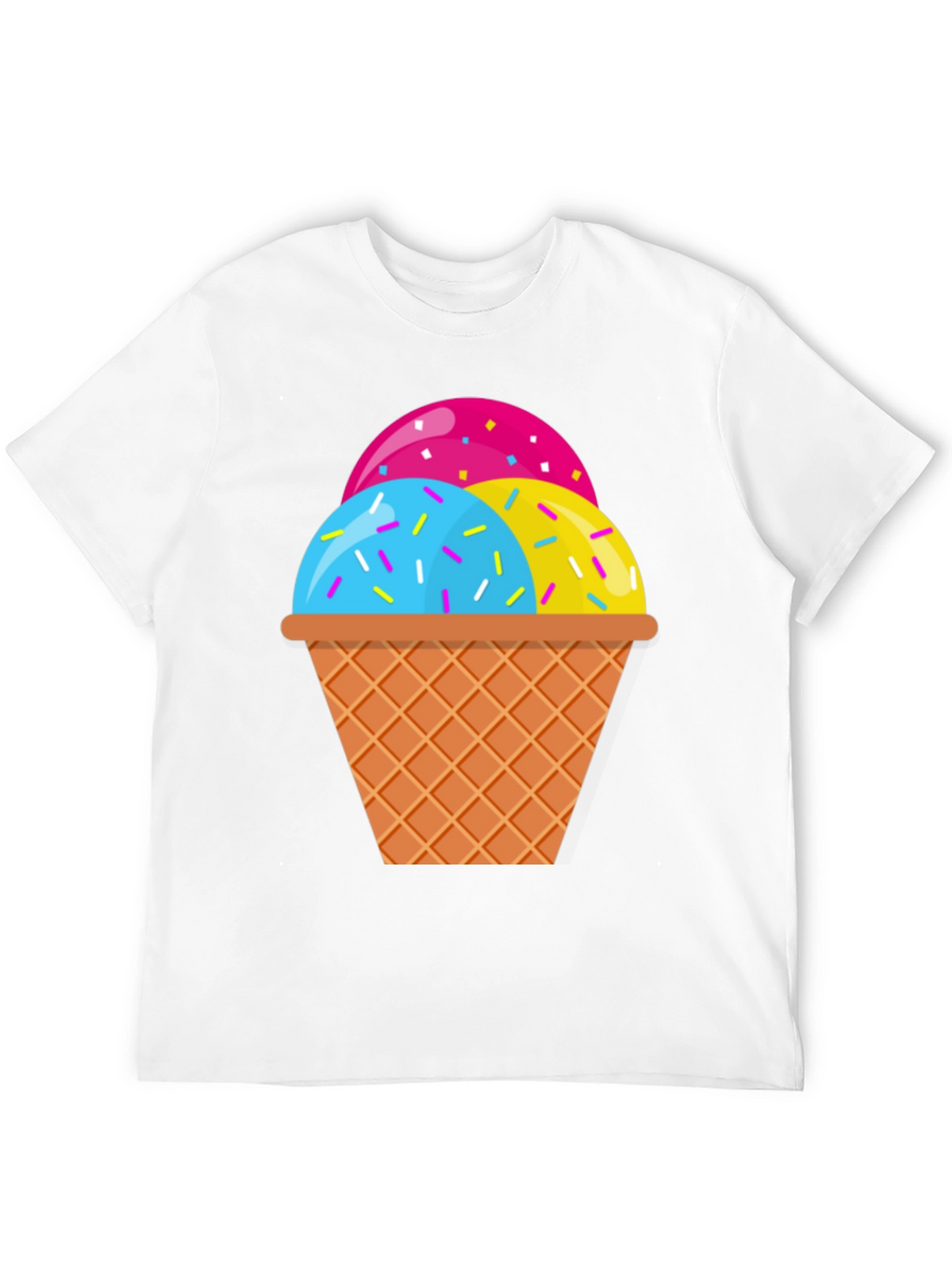 Ice Cream Cone Graphic Tee - Fun & Stylish