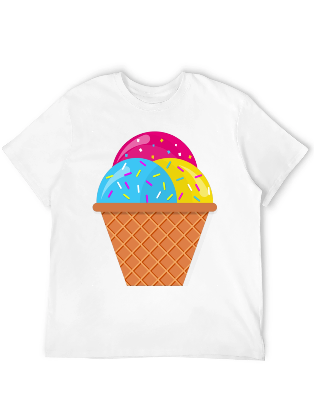 Ice Cream Cone Graphic Tee - Fun & Stylish