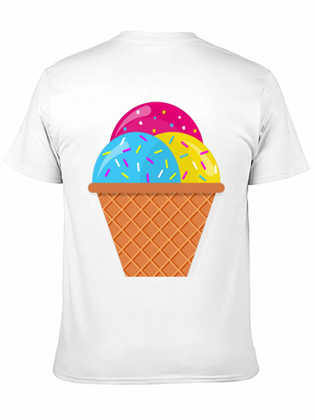 Ice Cream Cone Graphic Tee - Fun & Stylish