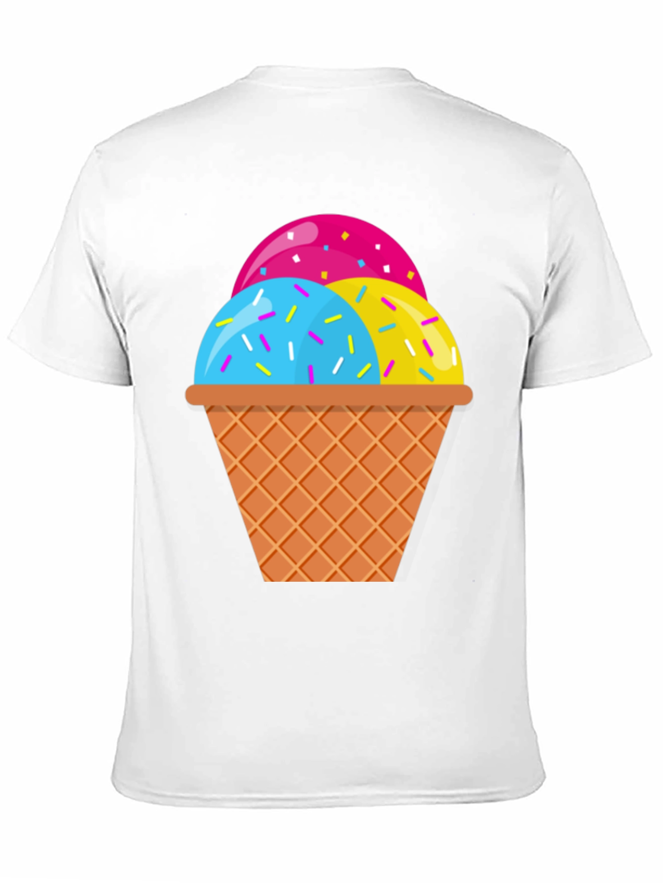 Ice Cream Cone Graphic Tee - Fun & Stylish