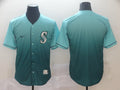 Men's Seattle Mariners Aqua Replica Blank Jerseys