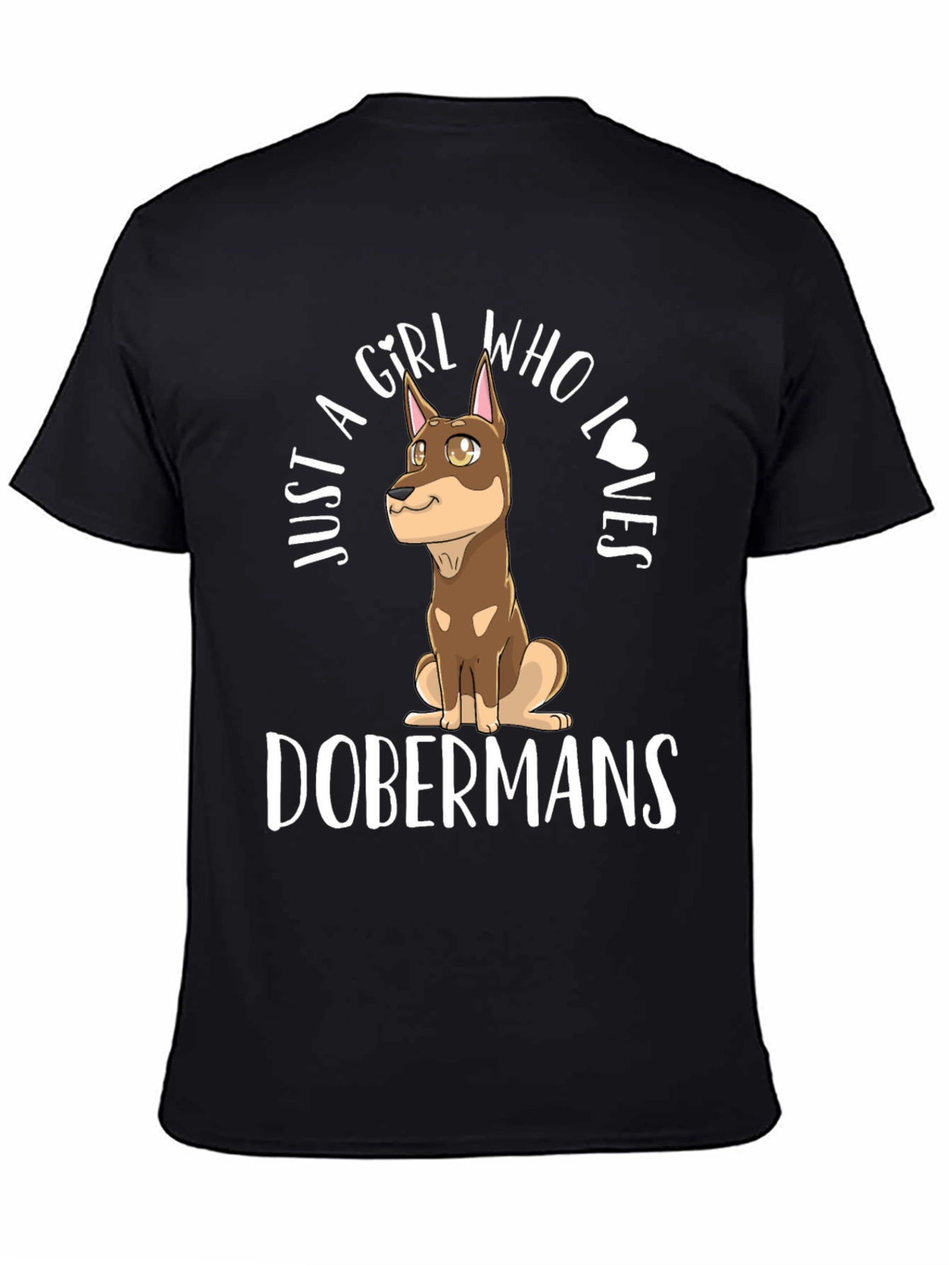 Doberman Girls T-Shirt - Dog Lover Tee