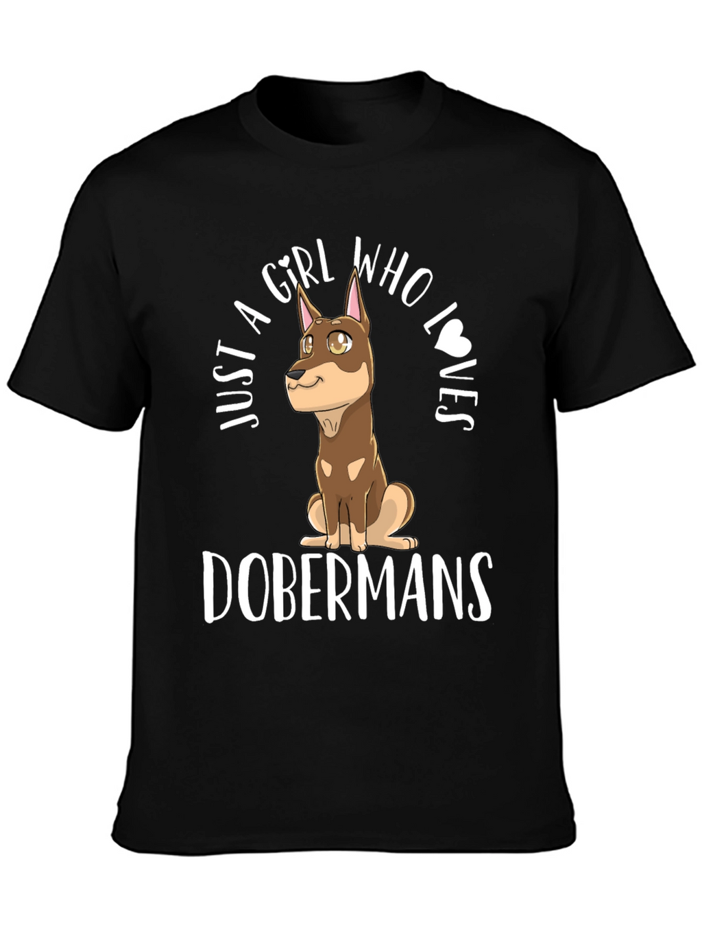 Doberman Girls T-Shirt - Dog Lover Tee
