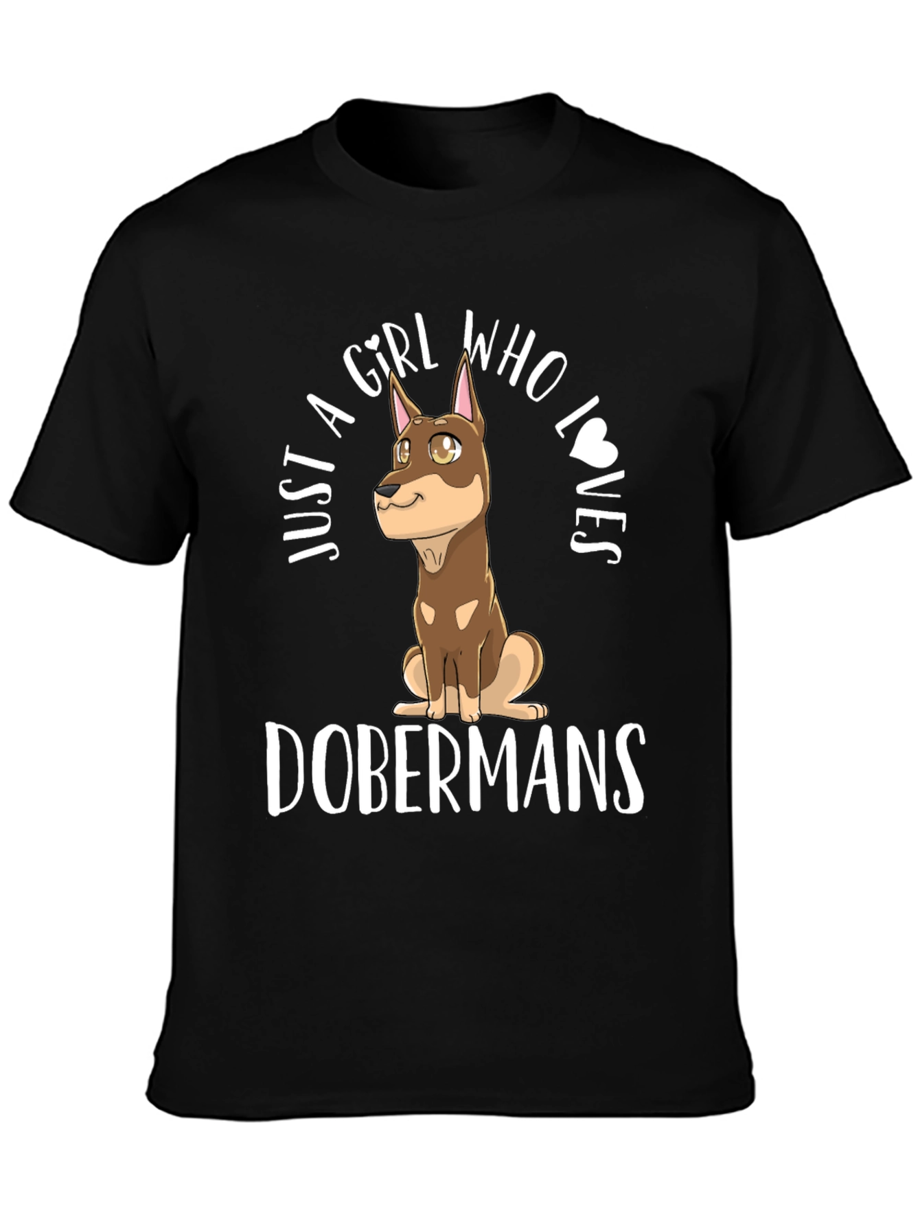 Doberman Girls T-Shirt - Dog Lover Tee