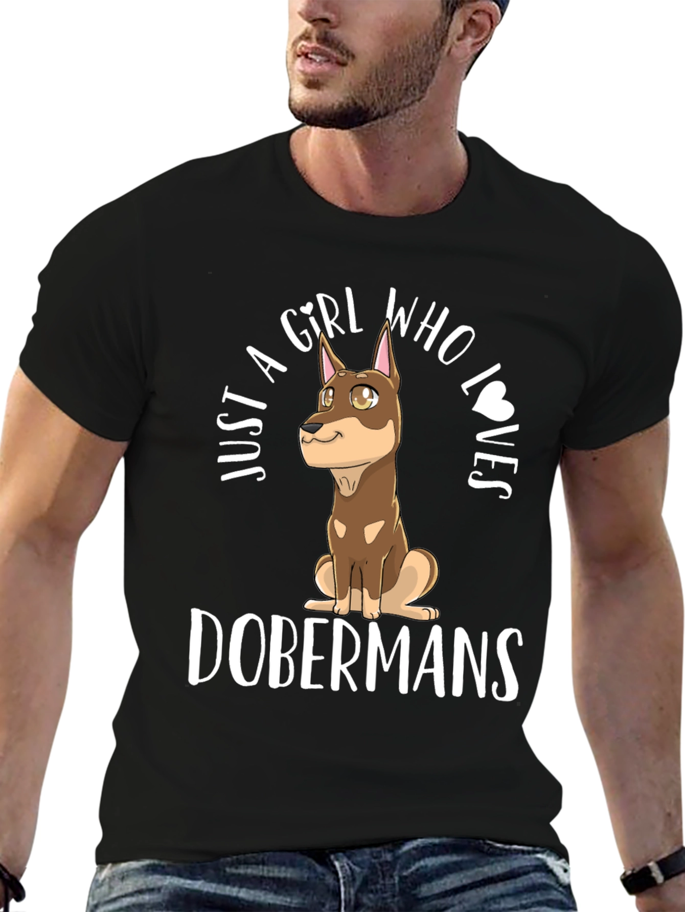 Doberman Girls T-Shirt - Dog Lover Tee