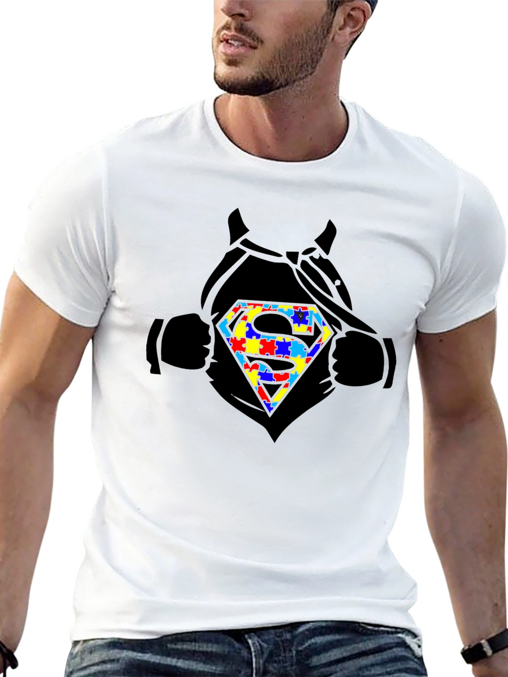 Autism Awareness Superman T-Shirt