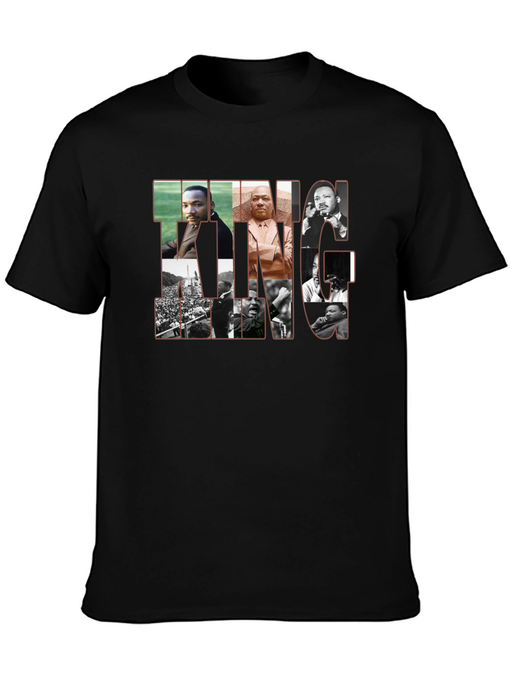 Martin Luther King Graphic Tee - Black