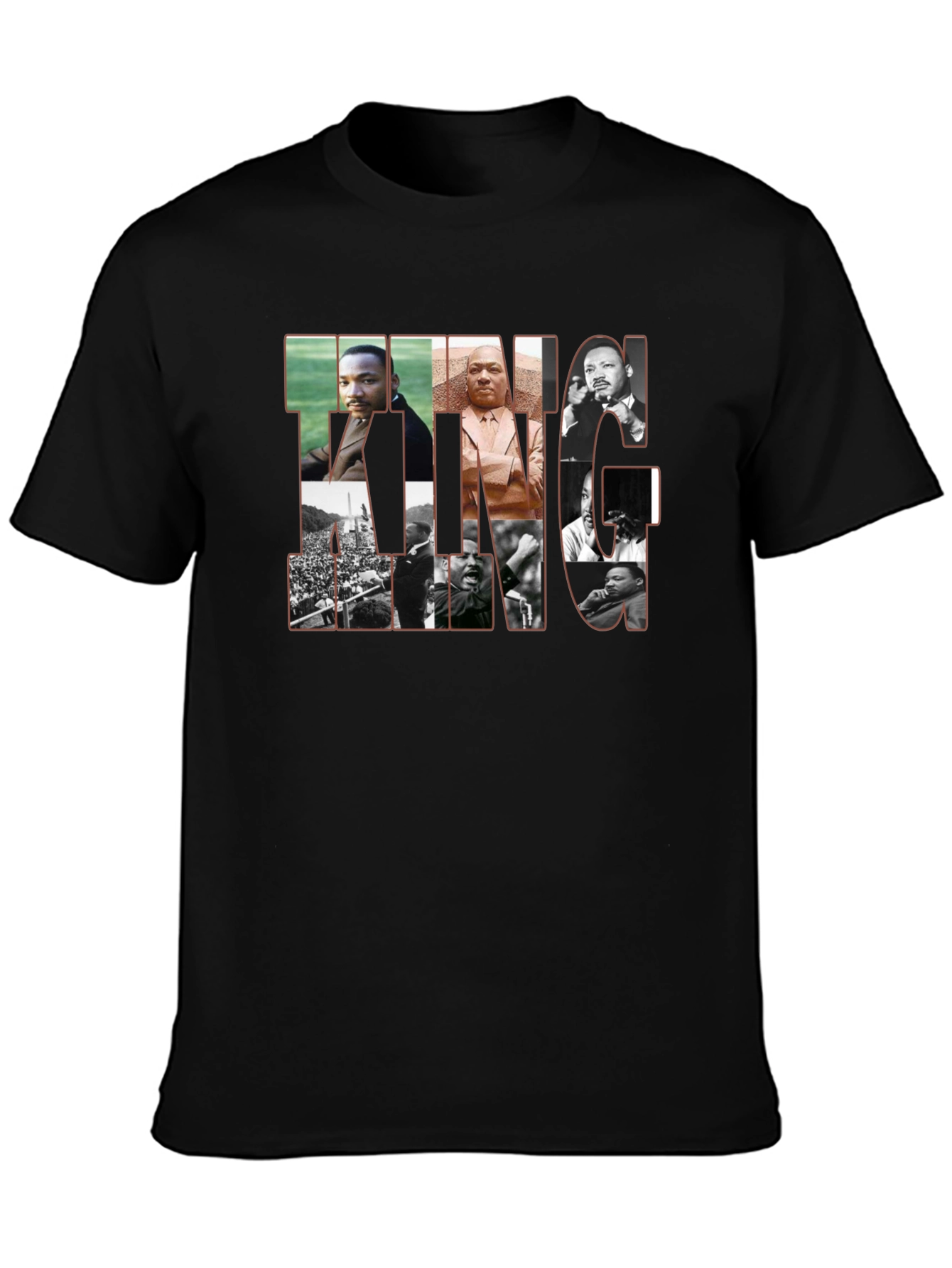 Martin Luther King Graphic Tee - Black