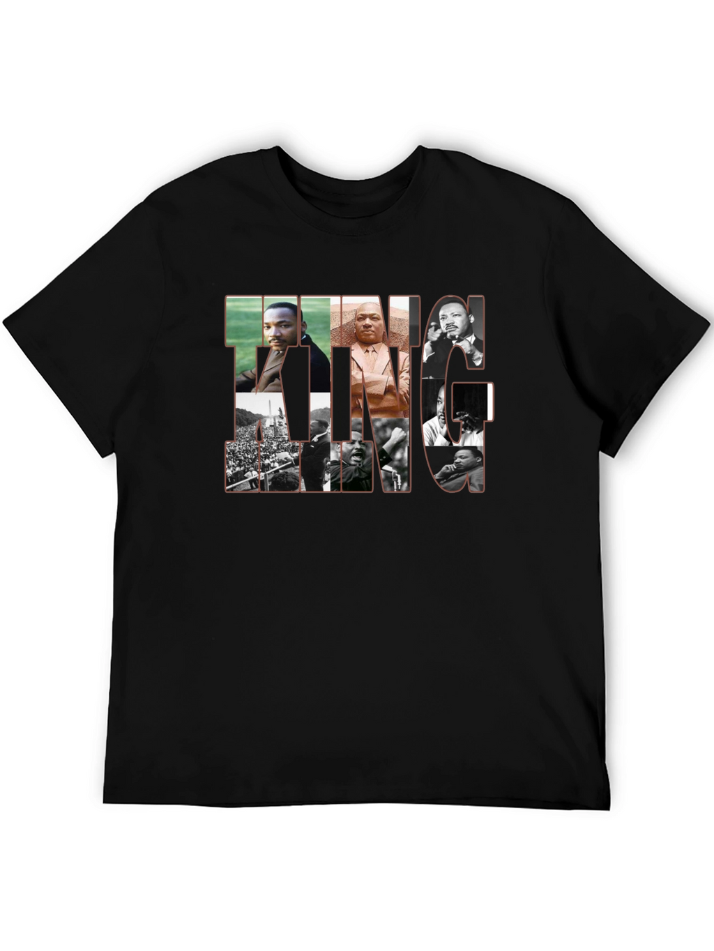 Martin Luther King Graphic Tee - Black