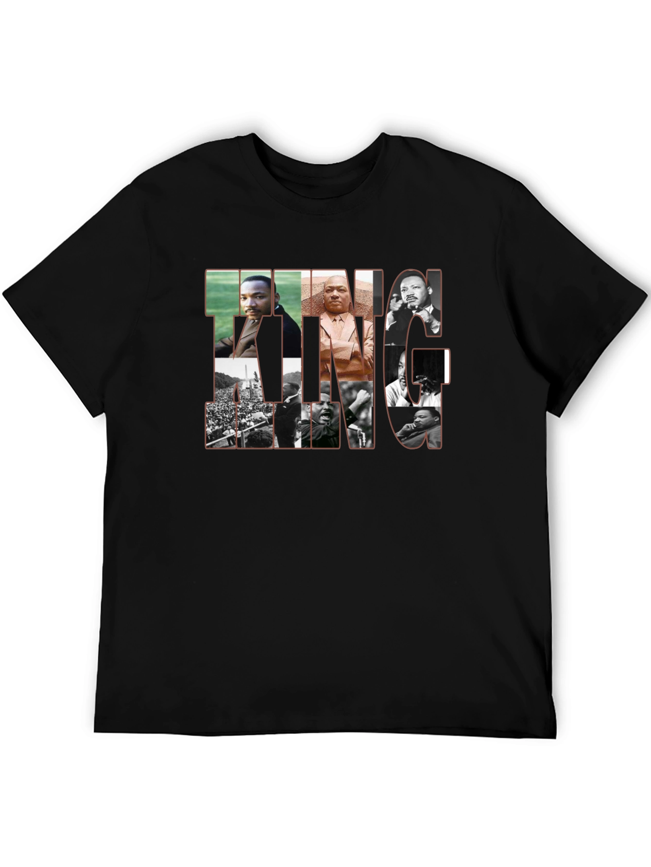 Martin Luther King Graphic Tee - Black