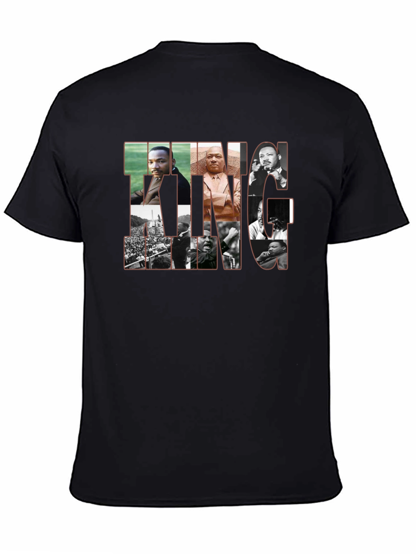 Martin Luther King Graphic Tee - Black