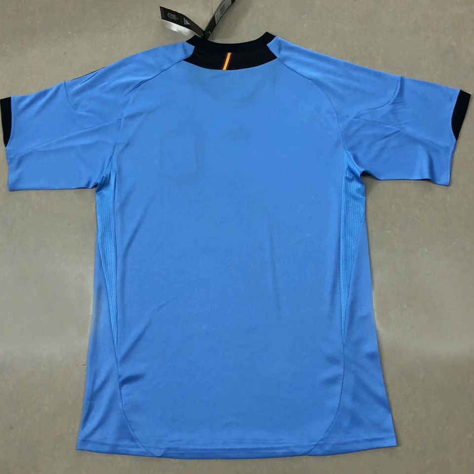 2012 Spain Away Blue Retro Soccer Jersey Item NO.: SPA2012 Back