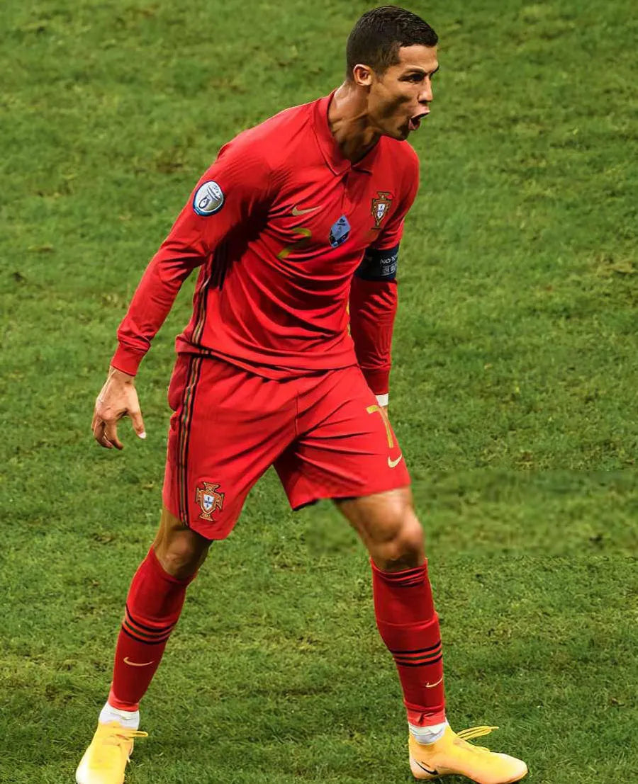 2020 Euro Portugal Away 1:1 Quality Fans Soccer Jersey Back
