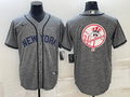 Men's New York Yankees Gray Authentic Team Jerseys