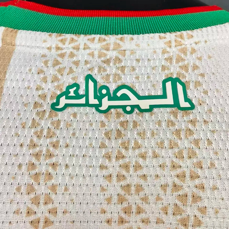 2026/27 Algeria Home White Player Version Soccer Jersey 有 2 星 Detail 2