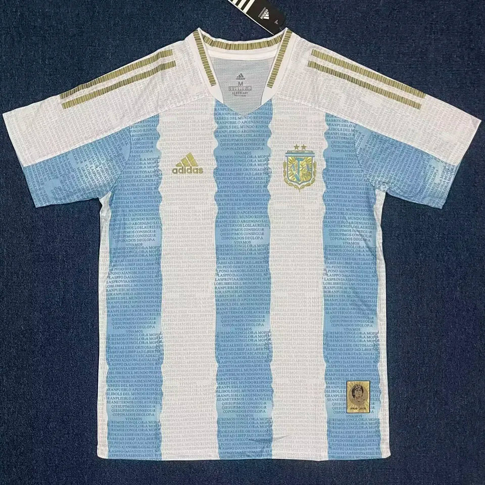 2021 Argentina Avellaneda 200th Version Soccer Jersey Front
