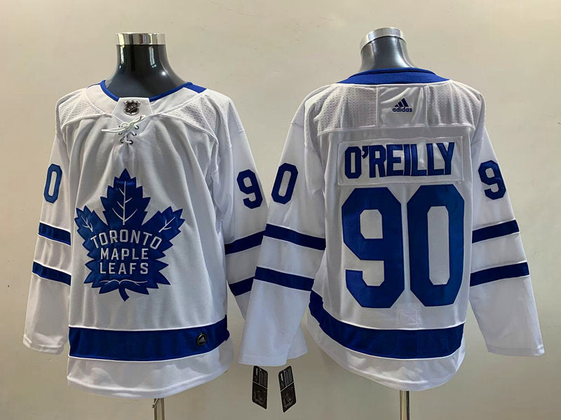 Men's Toronto Maple Leafs Ryan O'Reilly #90 White Breakaway Player Jerseys
