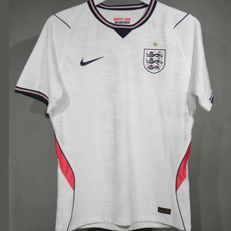 2026/27 England Home White Player Version Soccer Jersey Back