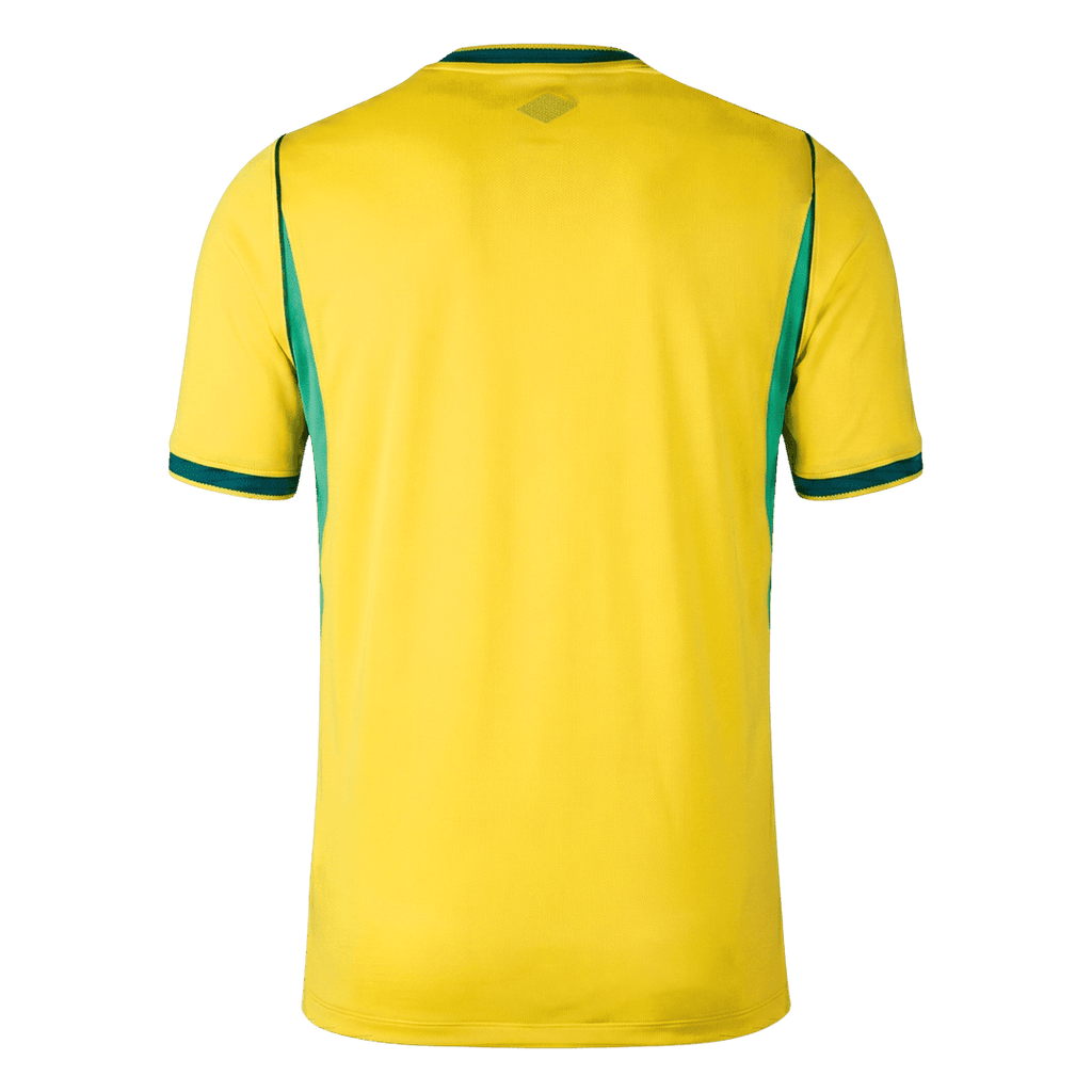 Brazil Home Soccer Jersey World Cup 2026 Yellow Back