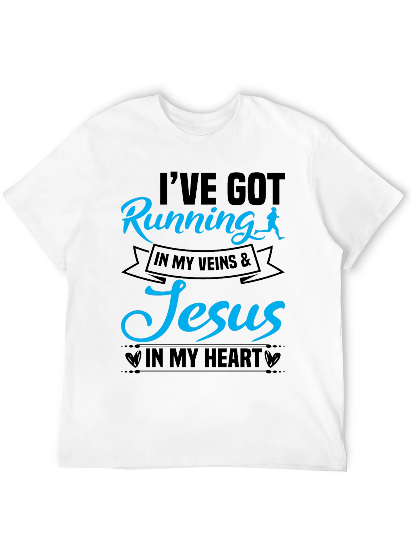 Running & Jesus T-Shirt: Faith and Fitness Unite!