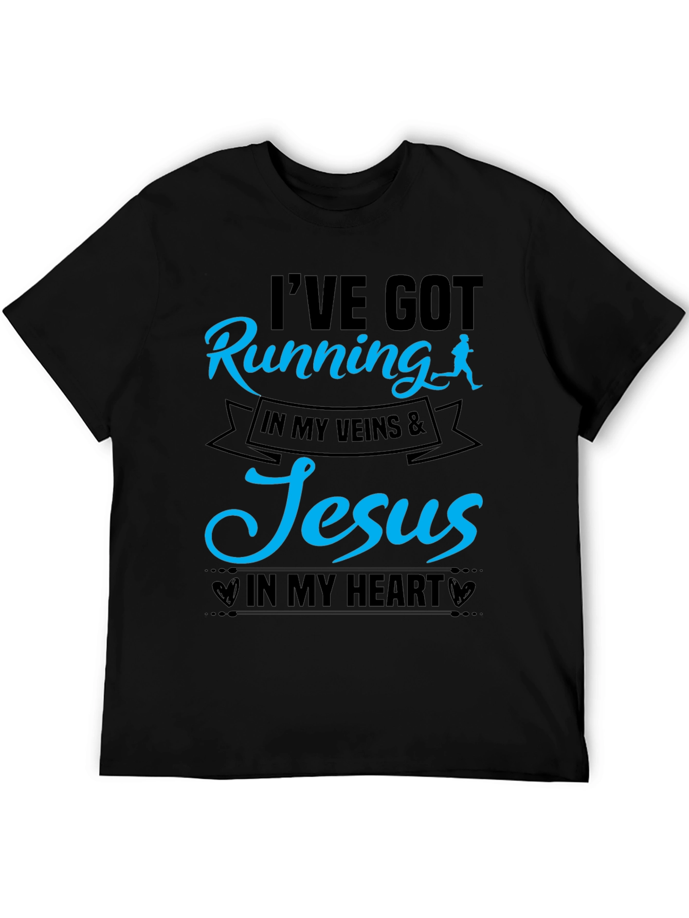 Running & Jesus T-Shirt: Faith and Fitness Unite!
