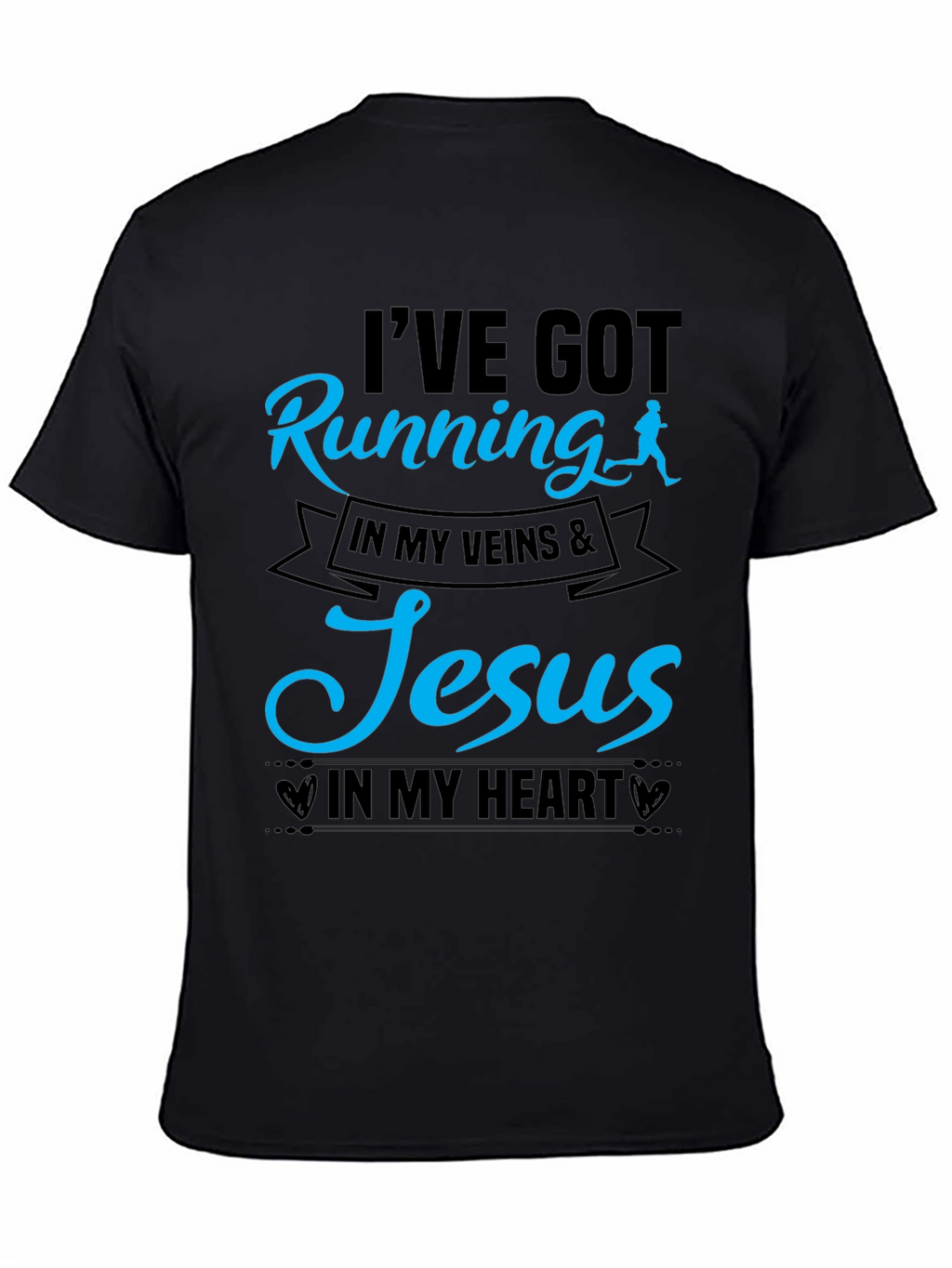 Running & Jesus T-Shirt: Faith and Fitness Unite!
