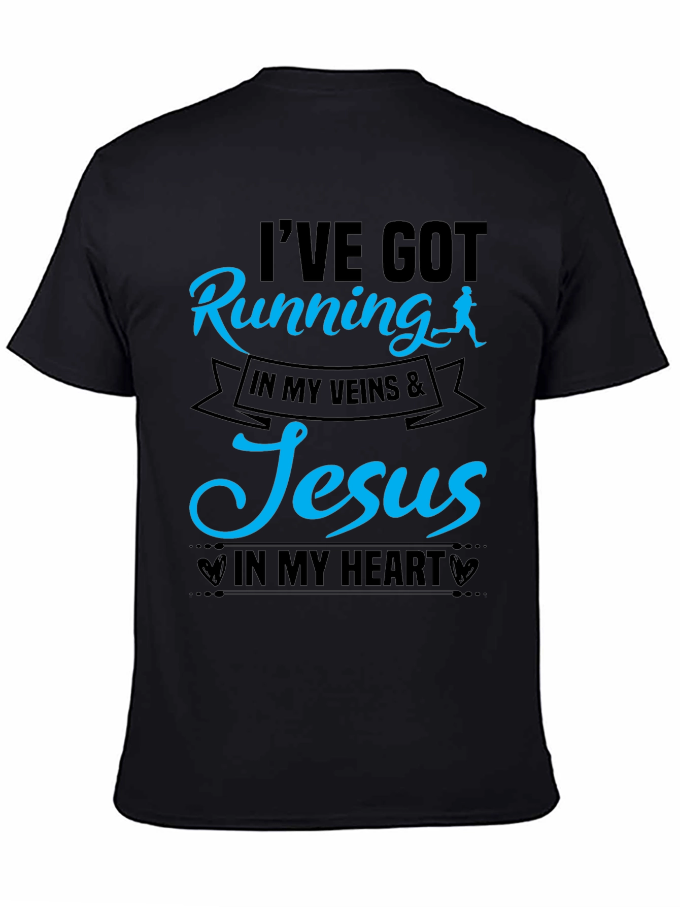 Running & Jesus T-Shirt: Faith and Fitness Unite!