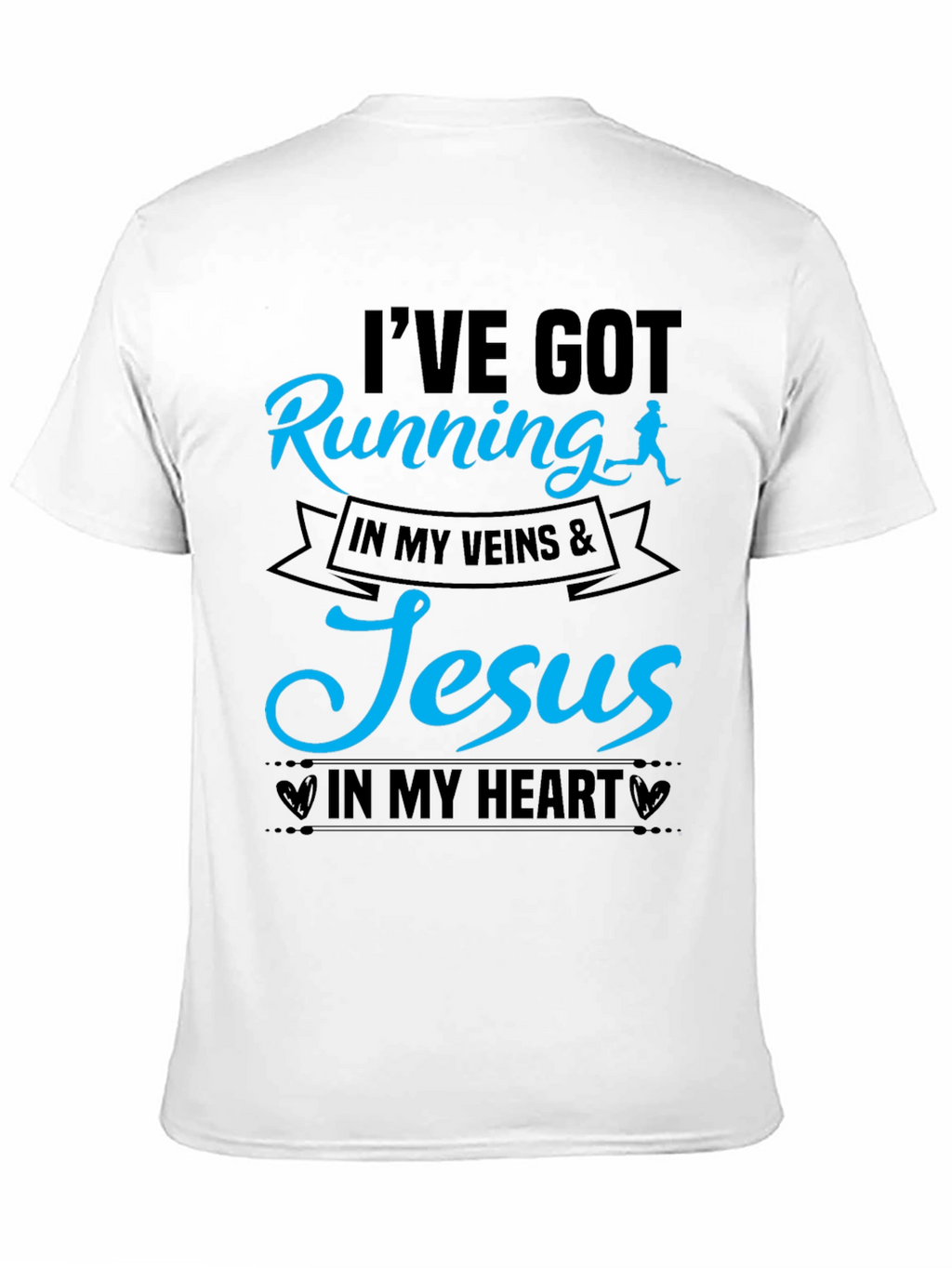 Running & Jesus T-Shirt: Faith and Fitness Unite!