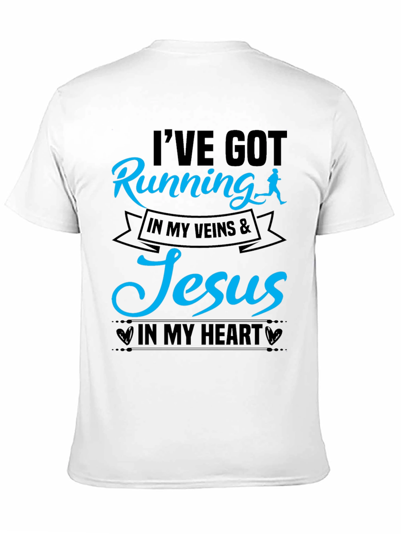 Running & Jesus T-Shirt: Faith and Fitness Unite!