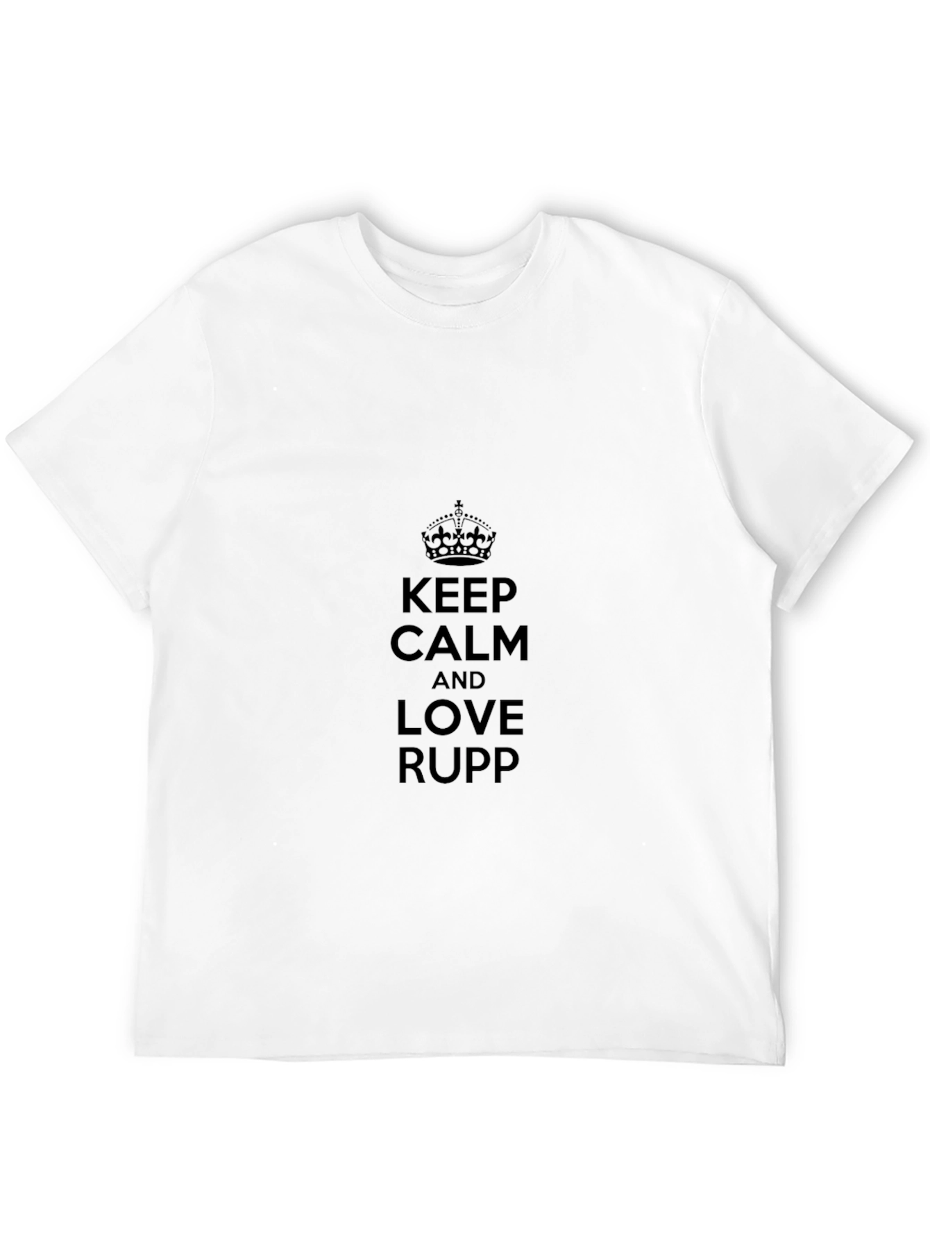 Keep Calm & Love Rupp Black Tee
