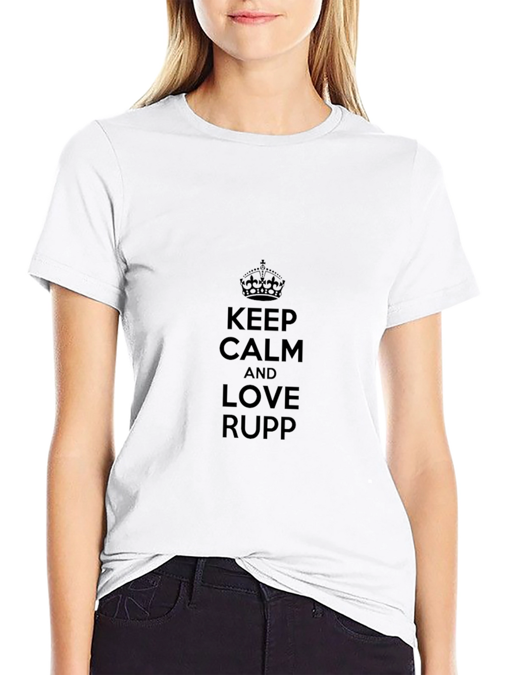 Keep Calm & Love Rupp Black Tee