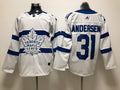 Men's Toronto Maple Leafs Frederik Andersen #31 White Player Game Jerseys