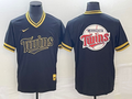 Men's Minnesota Twins Black Replica Player Jerseys