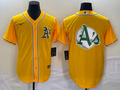 Men's Oakland Athletics Gold Alternate Replica Team Jerseys