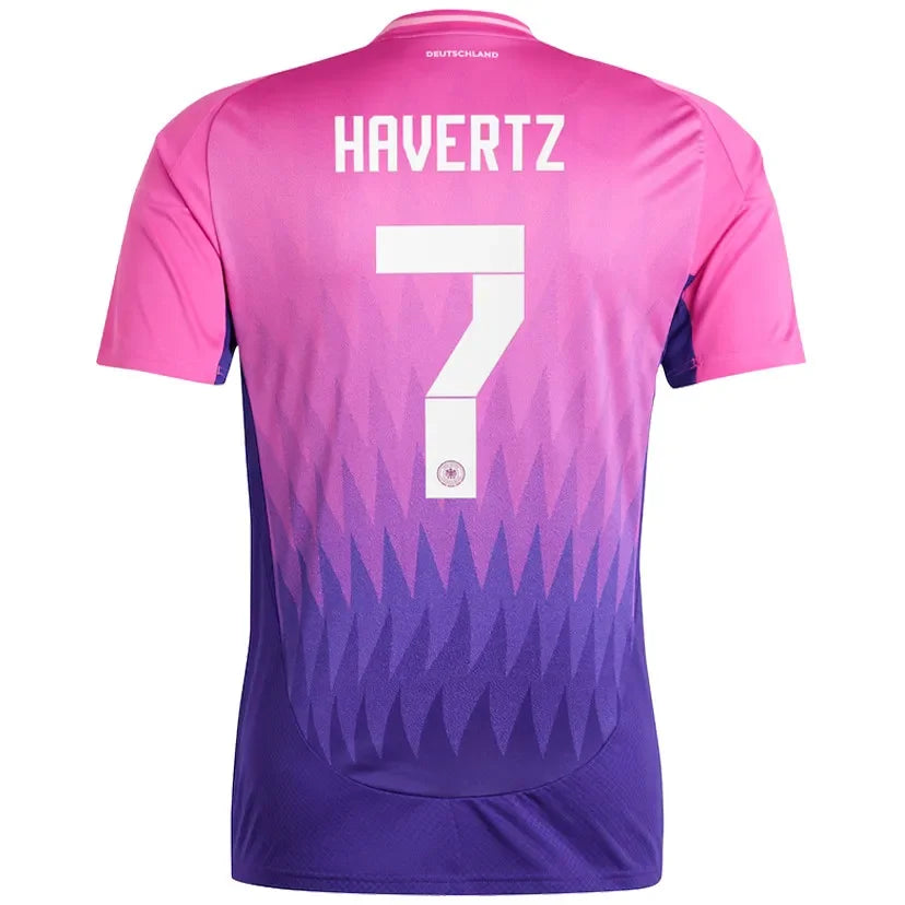HAVERTZ #7 Germany 1:1 Quality Away Pink Fans Soccer Jersey 2024/25 ★★ Front