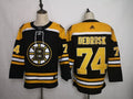 Men's Boston Bruins Jake DeBrusk #74 Black Replica Player Jerseys