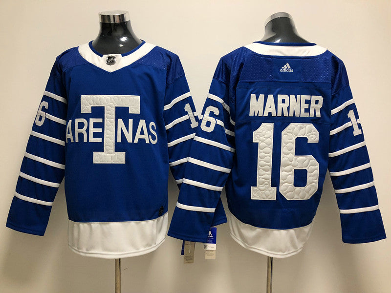 Men's Toronto Maple Leafs Mitch Marner #16 Blue Authentic Player Jerseys
